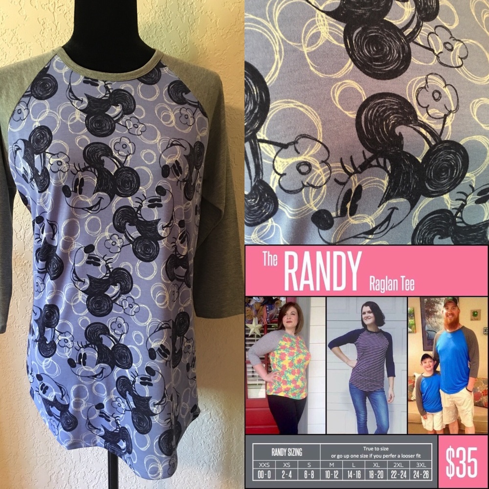 NWOT LuLaRoe Disney Randy Size Small